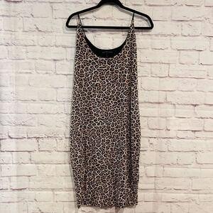 Private Invite Animal Print Sleeveless Bodycon‎ Dress